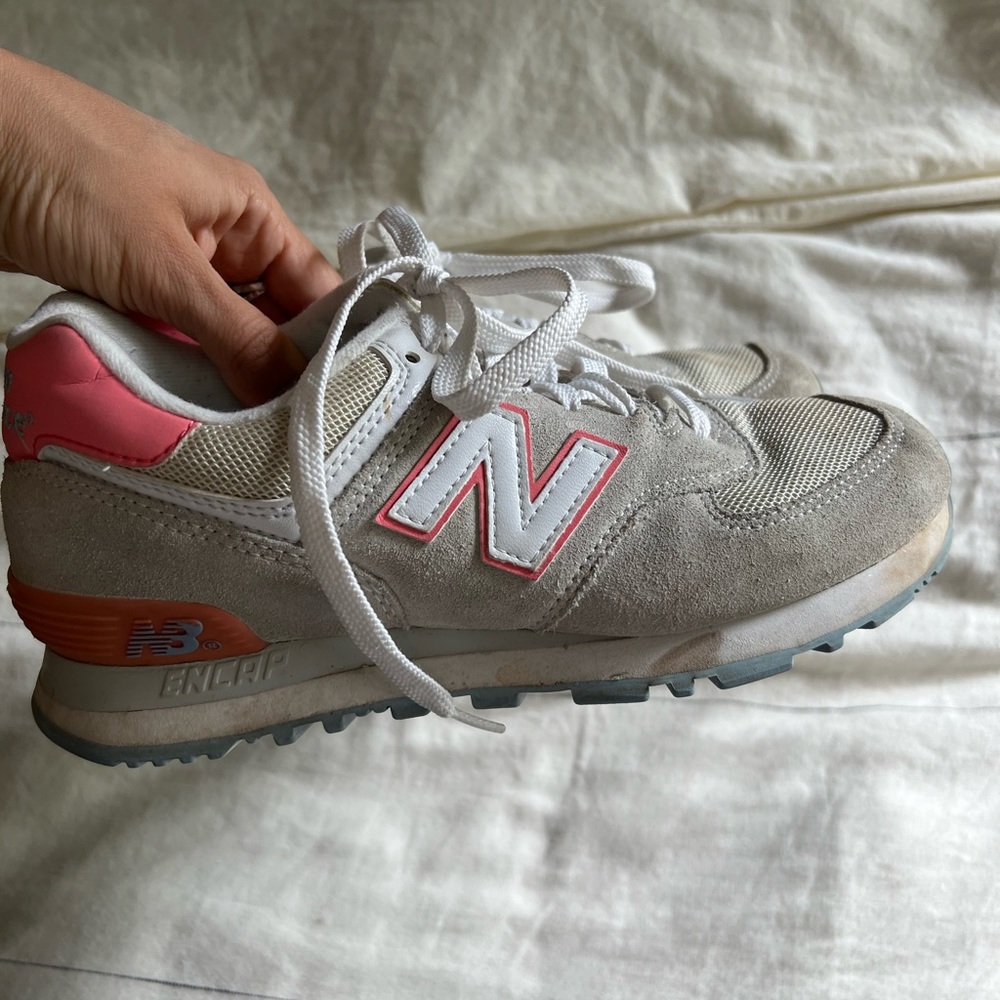 Neutral New Balance 574 Sneakers